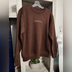 Eighty Eight Brand 'ANTISOCIAL' Crewneck Sweatshirt - Men SZ Small